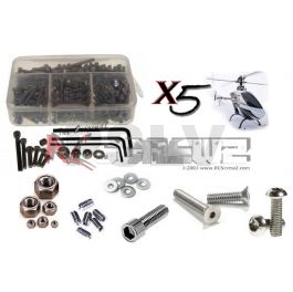 GAU004 - Coffret vis RC Screwz Gaui X5 Full Stainless